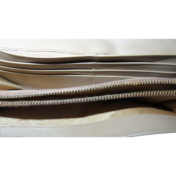 Prada Blush Pink Italian Saffiano Leather Ribbon Bow Embellished Bi-Fold Wallet - Picture 13 of 15